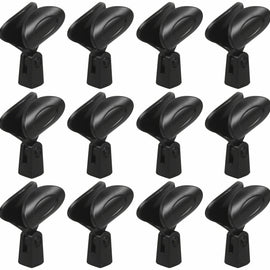 12 MR DJ MC02 Universal Microphone Clip Flex Plastic + Copper Threading