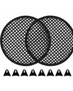 1 Pair 6.5" Speaker Waffle Grill Mesh Cover for Speakers And Woofers GR-6.5
