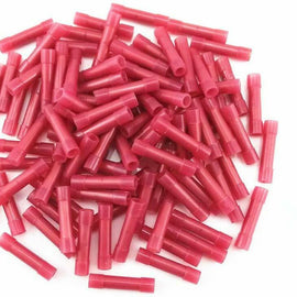 100pcs 22-18 Gauge AWG Scosche Nylon Red insulated crimp terminals connectors
