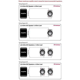 Rockford Fosgate P2D4-12 12" 800 Watt Dual 4-Ohm Car Audio Subwoofer (4 Pack)