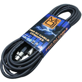 Mr. Dj CXMXF25 25-Feet XLR Male to XLR Female Professional Dj Speaker Cable