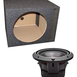 ROCKFORD FOSGATE P3D2-10 10" 1000 Watt 2-Ohm Car Audio Subwoofer + Sub Box