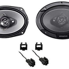 Kenwood KFC-6966S Rear Factory Speaker Replacement + METRA 72-6512 for 2001-06 Dodge Stratus