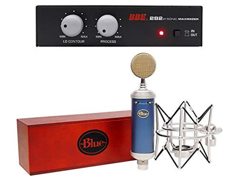 Blue Bluebird SL Studio Recording Microphone Mic+Shockmount+BBE 282IR Sonic Maximizer