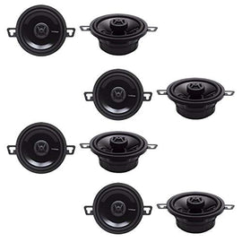 New Rockford Fosgate P132 80 Watt 3.5" 2-Way Full-Range Car Audio Speakers, Pair (4 Pack)