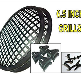 1 Pair 2pcs 6.5" SubWoofer Mid range Metal Mesh Waffle Speaker Grill DJ PA Car