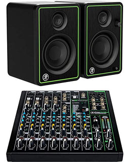 Mackie Bundle with CR3-X Studio Monitor - Pair + ProFX10v3 10-channel Mixer with USB and Effects