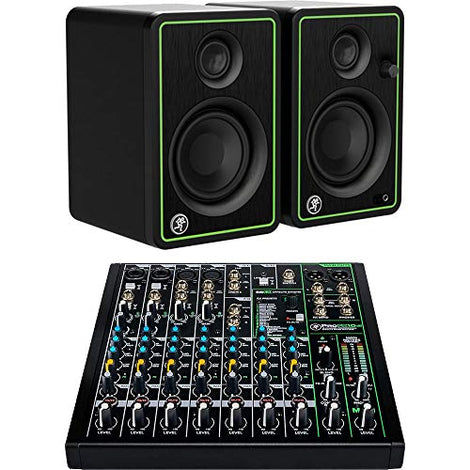 Mackie Bundle with CR3-X Studio Monitor - Pair + ProFX10v3 10-channel Mixer with USB and Effects