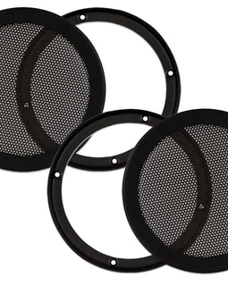 2 MK Audio Universal 6.5" Universal Steel Mesh Protective Speaker Grills Pair