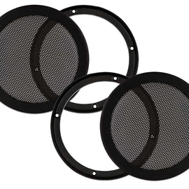 (2) MK Audio Universal 6.5" Universal Steel Mesh Protective Speaker Grills-Pair