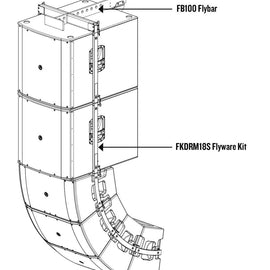 Mackie FKDRM18S Flyware Kit for DRM18S Subwoofers