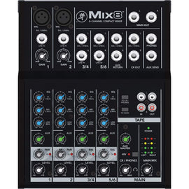 Mackie Mix8 8-channel Compact Mixer