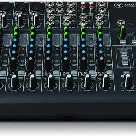 Mackie 1202VLZ4 12-channel Mixer with Ultra-wide 60dB gain range and Onyx Mic Preamps