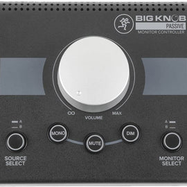 Mackie Big Knob Passive Studio Monitor Controller (Limited-Edition Black)