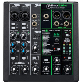 Mackie ProFX6v3 6-channel Mixer with USB and Effects