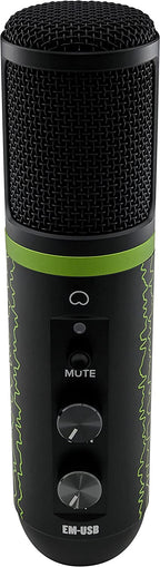 Mackie EM-USB-LTD-GRN EM Series USB Condenser Microphone, Limited Edition Green
