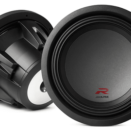 Alpine R-W12D4 Car Subwoofer<BR/>2250W Max (750W RMS) 12" R-Series Dual 4-Ohm Car Subwoofer