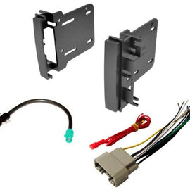American Terminal 2007-2014 Chrysler/Dodge/Jeep/VW/ Mitsubishi Kit Harness Antenna<br/>Car Radio Stereo 2din Dash Kit Panel Wire Harness Antenna Adapter For 2007+ Chrysler Dodge Jeep
