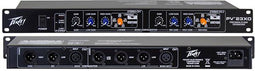 Peavey PV 23XO 2-Way Stereo/3Way Mono Crossover PV 23 XO Blk+(2) XLR Cables