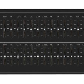 Peavey PV 231EQ Dual 31-band Graphic EQ with 45mm, Center-detent Control Sliders, and Balanced XLR