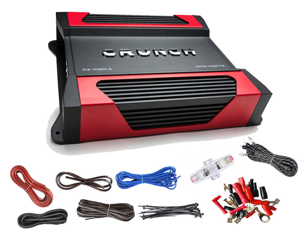 CRUNCH PZ-1020.4 アンプ 1000W Crunch Powerzone PZ-1020.4 1000W Max (500W RMS) 2-ohm Stable