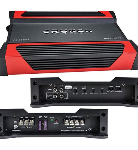 Crunch Ground Pounder PZ-2020.2 Crunch PZ-2020.2 POWERZONE 2000 Watt Amplifier 2-Channel Car Audio Amp.