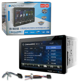 Soundstream VR-1032XB 2 Din Detachable 10.3" DVD/CD/SD Player Bluetooth Sirius XM