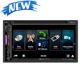 Soundstream VR-7002 7” 2-DIN DVD Multimedia w/ Android PhoneLink