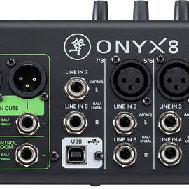 Mackie Onyx8 8-channel Analog Mixer with Multi-Track USB