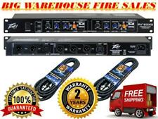 Peavey PV 35XO Black Two Dual Channel Crossover + 2 XLR Cables