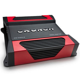 Crunch Powerzone PZ-1020.2 1100W Max (500W RMS) 2-ohm Stable 2-Channel Amplifier with Absolute KIT8 8 Gauge Complete Amp Kit
