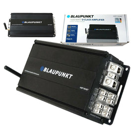 Blaupunkt AMP1804BT Car Audio 4-Channel Class D 1600W Amplifier w/ Bluetooth