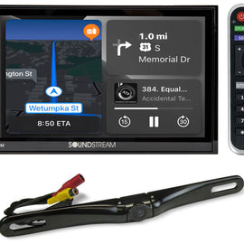 Soundstream VRCPAA-70M 7" Double DIN Bluetooth Apple CarPlay & Android +Camera 200