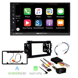 VRCPAA-70M 7" Double DIN Bluetooth CarPlay Android Dash Kit for 2013-2017 RAM 1500