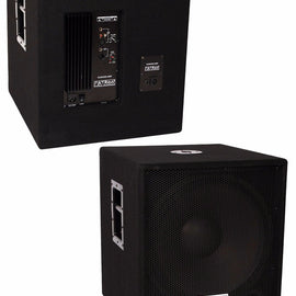 Patron PRO Audio SUB4000AMP Single 18 Inch PA DJ Club Active Bass Amplifier Subwoofer Sub Box