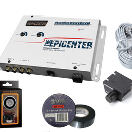 AudioControl The Epicenter Digital Bass Restoration Processor(White)+ Free Absolute Electrical Tape+ Phone Holder